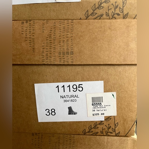 Free People NWT canvas & leather hiking boot. - Picture 8 of 10